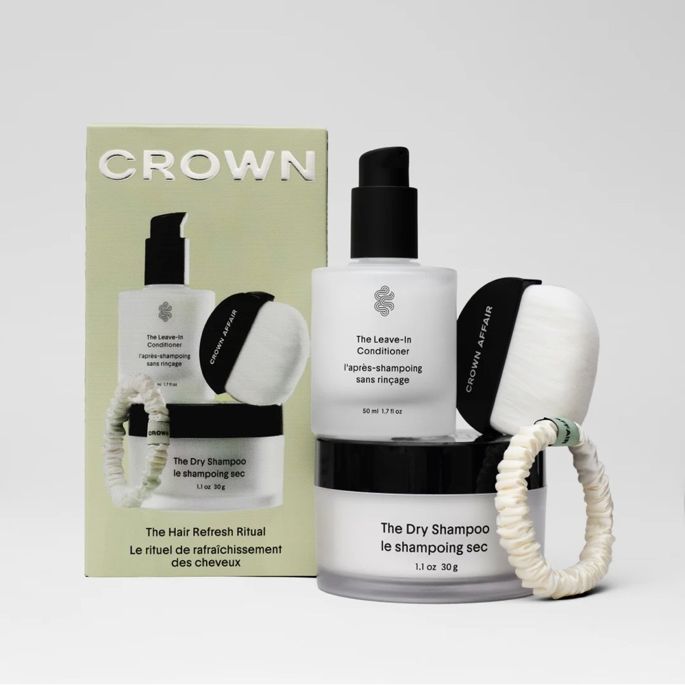 Crown Hair Refresh Ritual Set - White